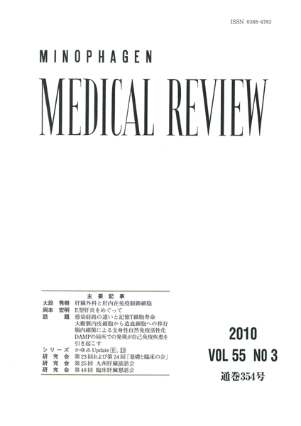 医学情報雑誌「MINOPHAGEN MEDICAL REVIEW」